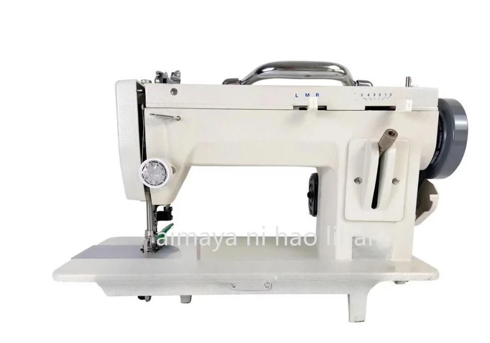

Промышленная электрическая швейная машина с 7/9-дюймовым рычагом и транспортерным пинцетом для толстых материалов, кожи, зигзаг-стежка, профессиональный инструмент для шитья
