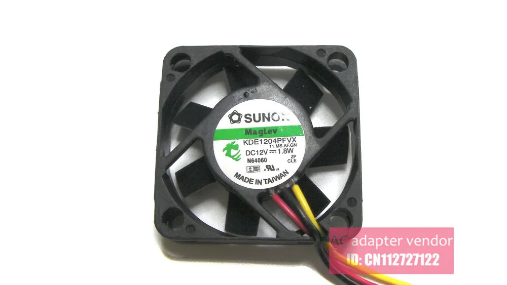 SUNON / Sunon fan 4010 40 * 40 * 10 12V 1.8W KDE1204PFVX switch with 3 lines