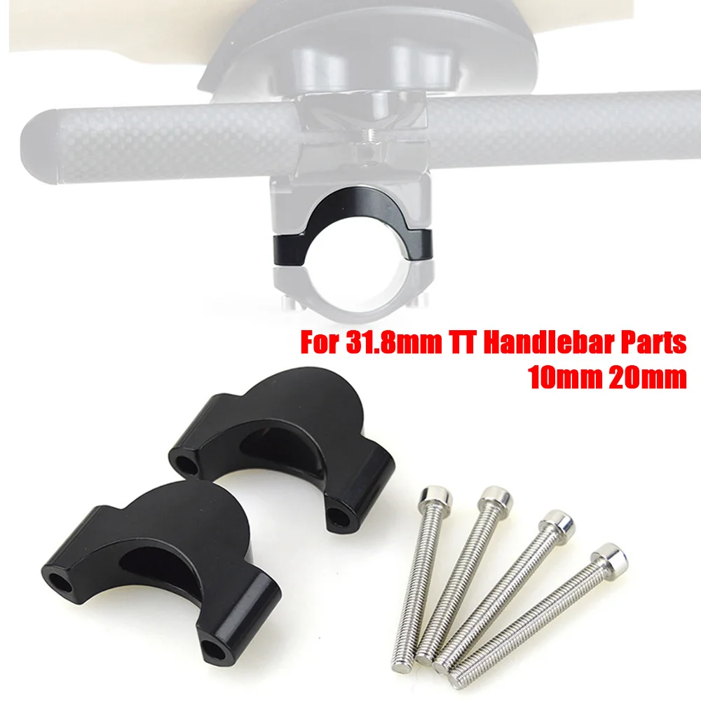 10/20mm Road Bicycle Riser Spacer Clamp Aluminum Rest Bar Rising Spacer Plate Alloy For TT Handlebar Parts 31.8mm