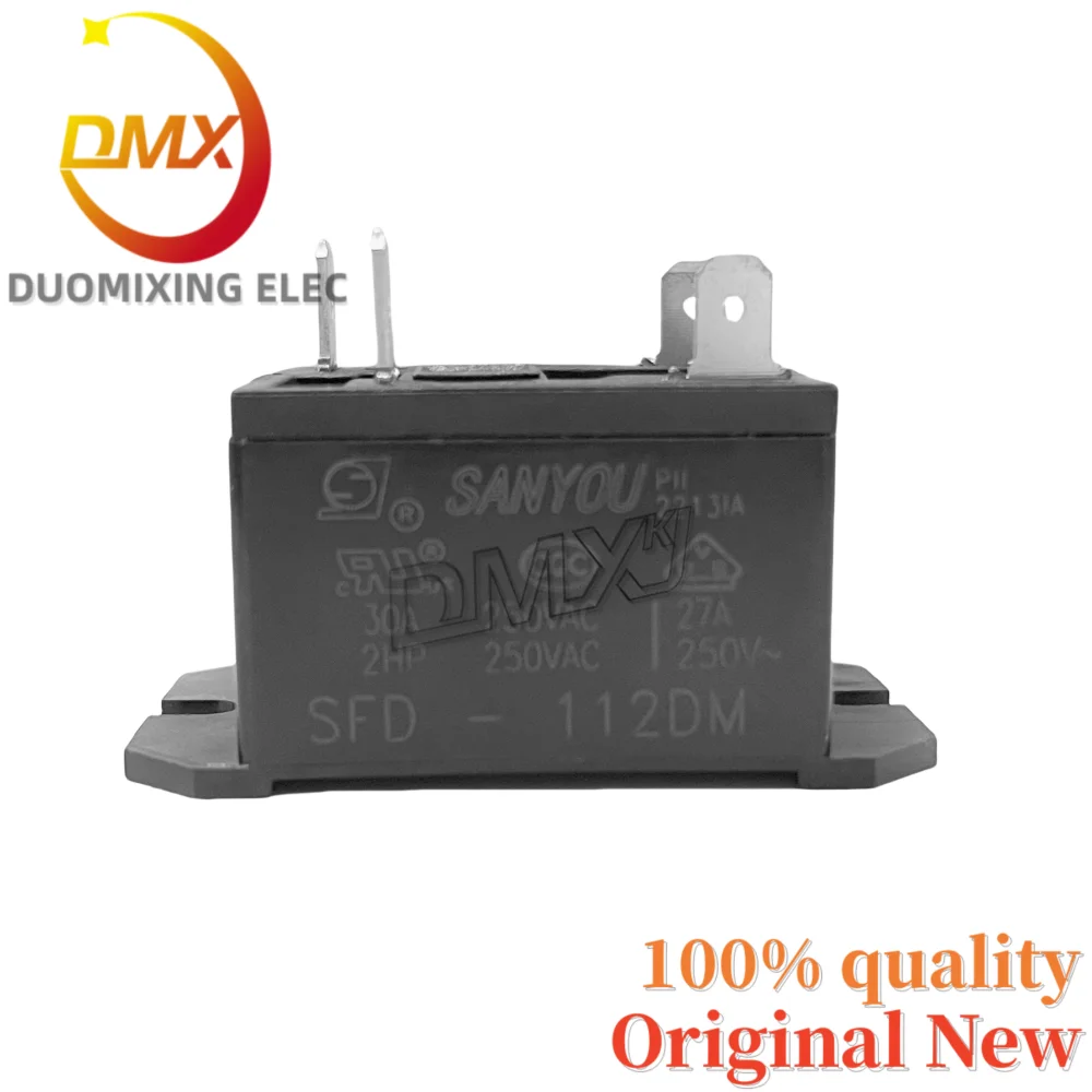 5PCS/LOT 100%New Original For Sanyou SFD-112DM 4-pin 30A250V Midea Gree air conditioning compressor relay