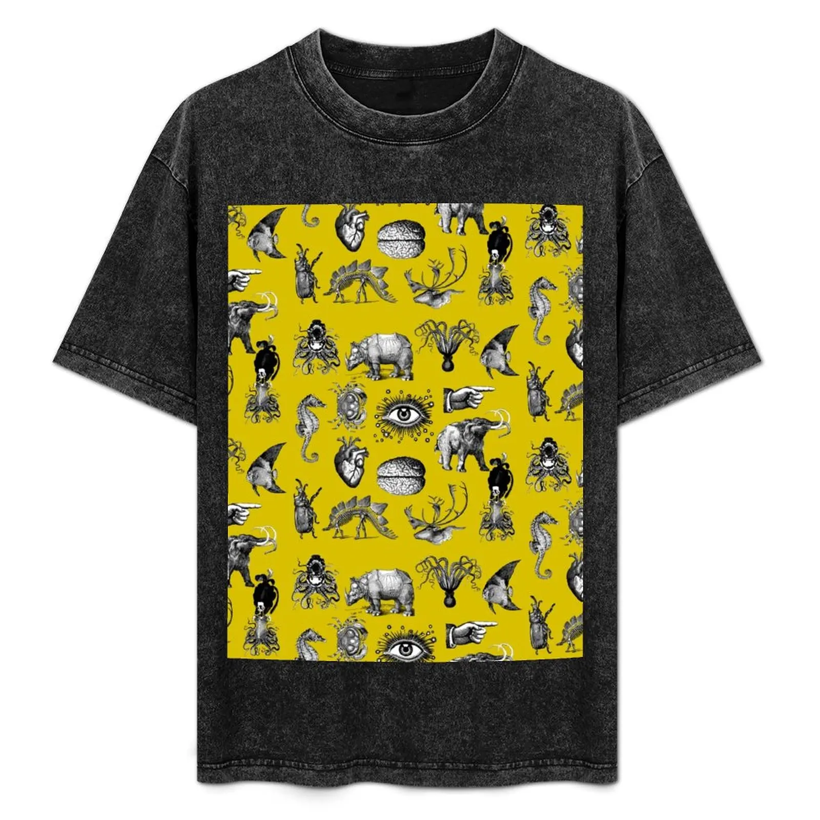 Cabinet of curiosities T-Shirt korean fashion animal prinfor boys t shirt men