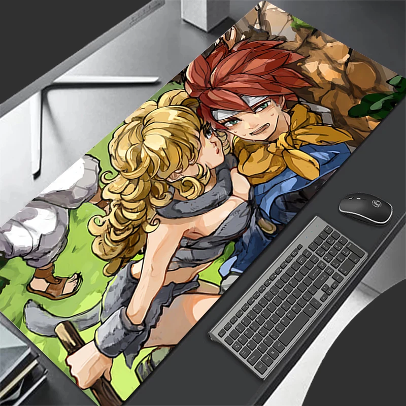 Mousepad Pattern Game Pad Rubber HD C-chrono T-trigger Mouse Pad PC Accessories Desk Mat Non Slip Office Table Mat Keyboard Pad