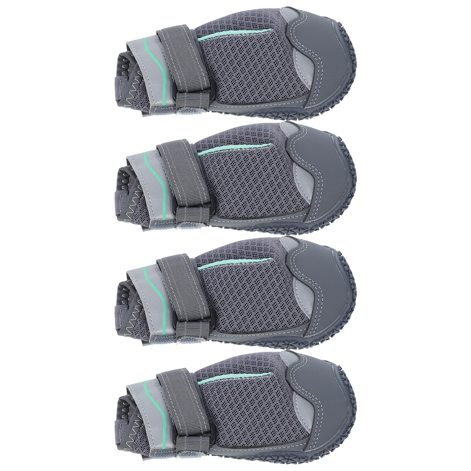 

4pcs Pet Dog Shoes: Breathable Lightweight Non-Slip Outdoor Dog Boots For Small Dogs Walking Hiking Rain Mud Protection