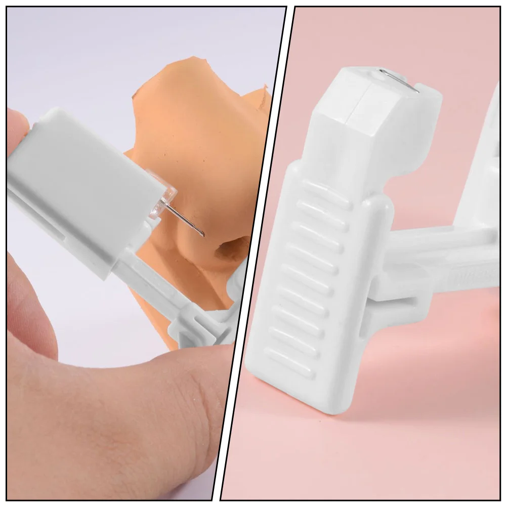 

Nose Stud Piercing Assistant Pen Ear Cleaner Insertion Taper Clamps to Remove Kit Cleaning Connector