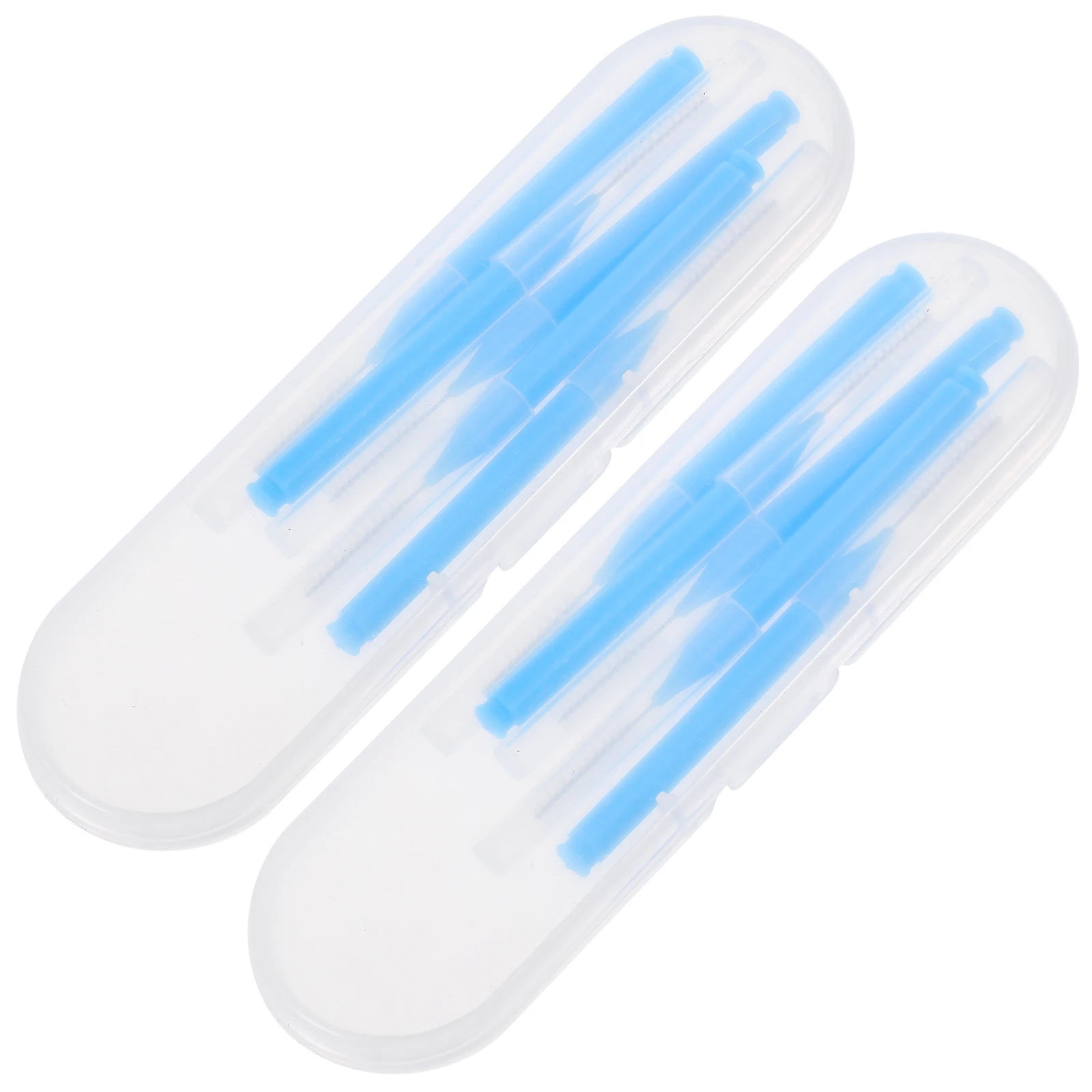 

2Boxes Blue Crevice Cleaning Brush Shower Nozzle Small Hole MultiFunction Household Bathroom Sprayer Cleaner Tool