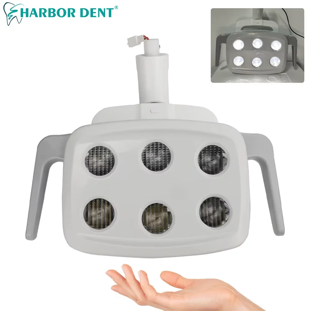 HARBOR DENT Стоматологический светодиодный светочувствительный светильник Бестеневой светильник Инструменты для ухода за полостью рта Оборудование для стульев AC/DC 12-24 В