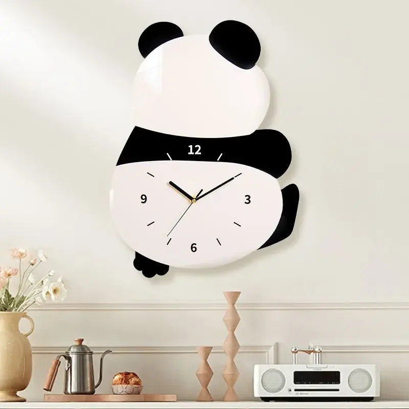 Wall Clocks Stylish Living Room LED Clock Silent Noiseless Watches with Light Luminous Modern Art Home Decoration for Bedroom