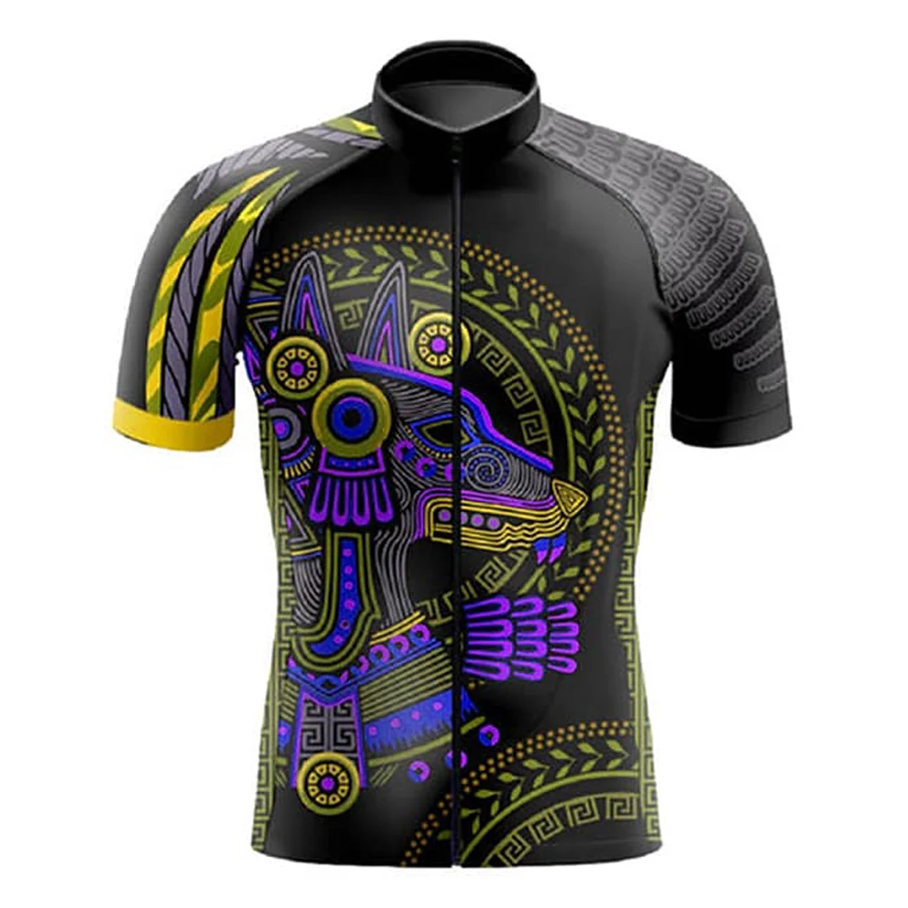 Men Short Sleeve Cycling Jersey Breathable Quick-Drying New BIke Clothing Mtb