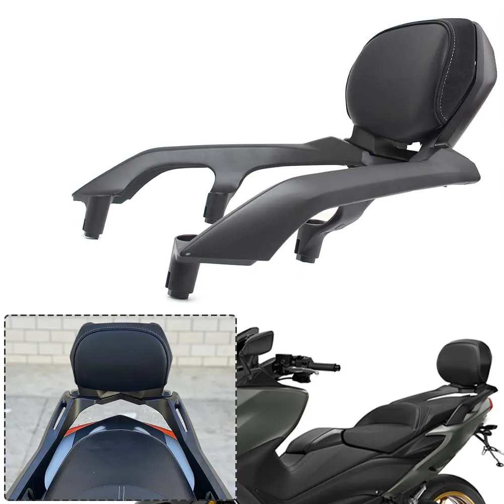 

Motorcycle Accessories black Backrest Rear Passenger Seat For YAMAHA TMAX530 TMAX 530 2019-2019 Tmax 560 tmax 560 2020-up NEW