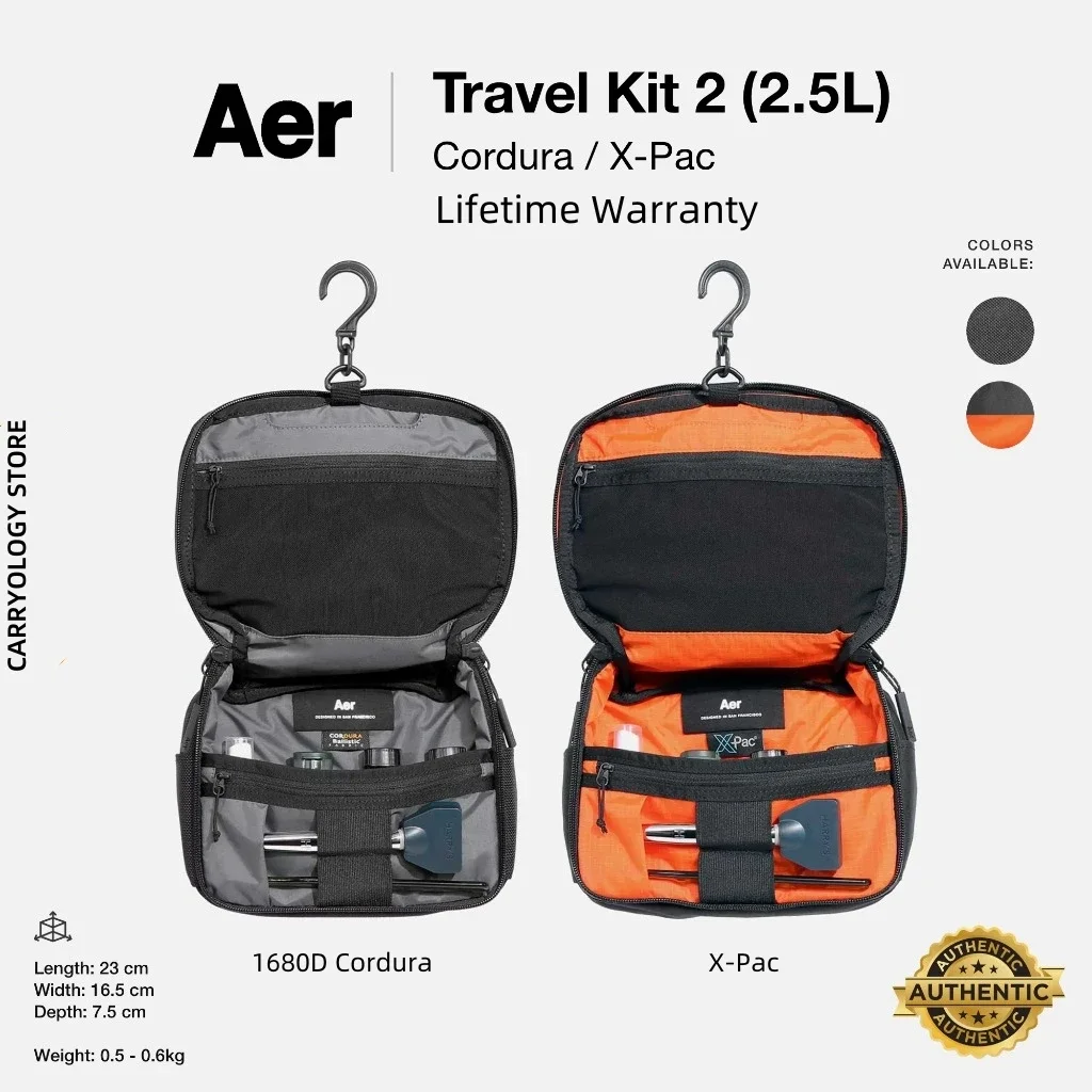 

Aer Дорожный комплект 2 (1680D баллистический нейлон/X-Pac) сумка с пожизненной гарантией, 100% подлинный, организованная Сумка Для Хранения Туалетных Принадлежностей