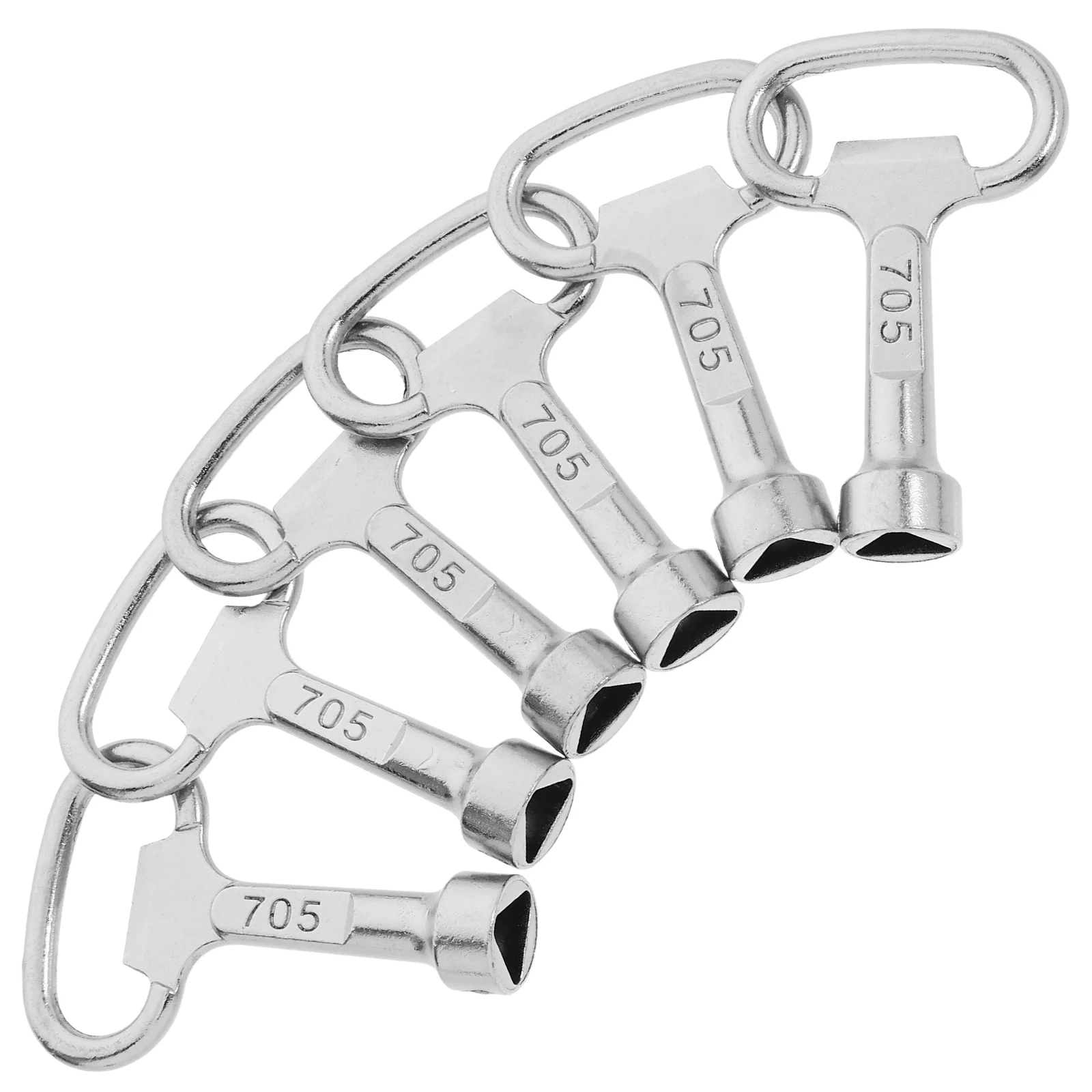 

Trash Can Key Animals Garbage Lock Triangle Wrench Lift Triangular Metal for Bin Water Meter