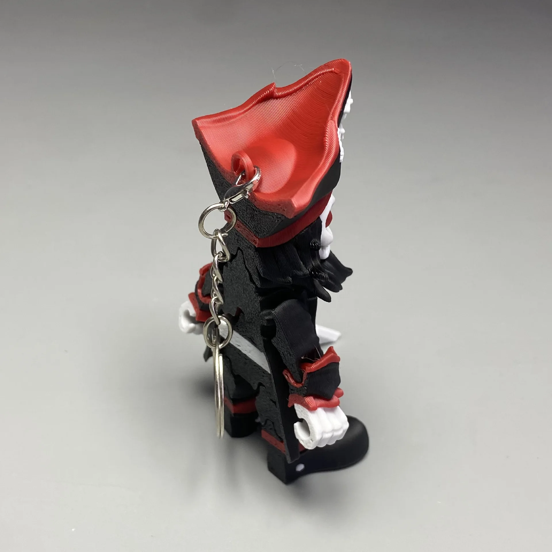 1-Piece Set - Skeleton Pirate Captain Key Decoration Storage Pendant Traveler Series Holiday Gift Key and Backpack Decoration