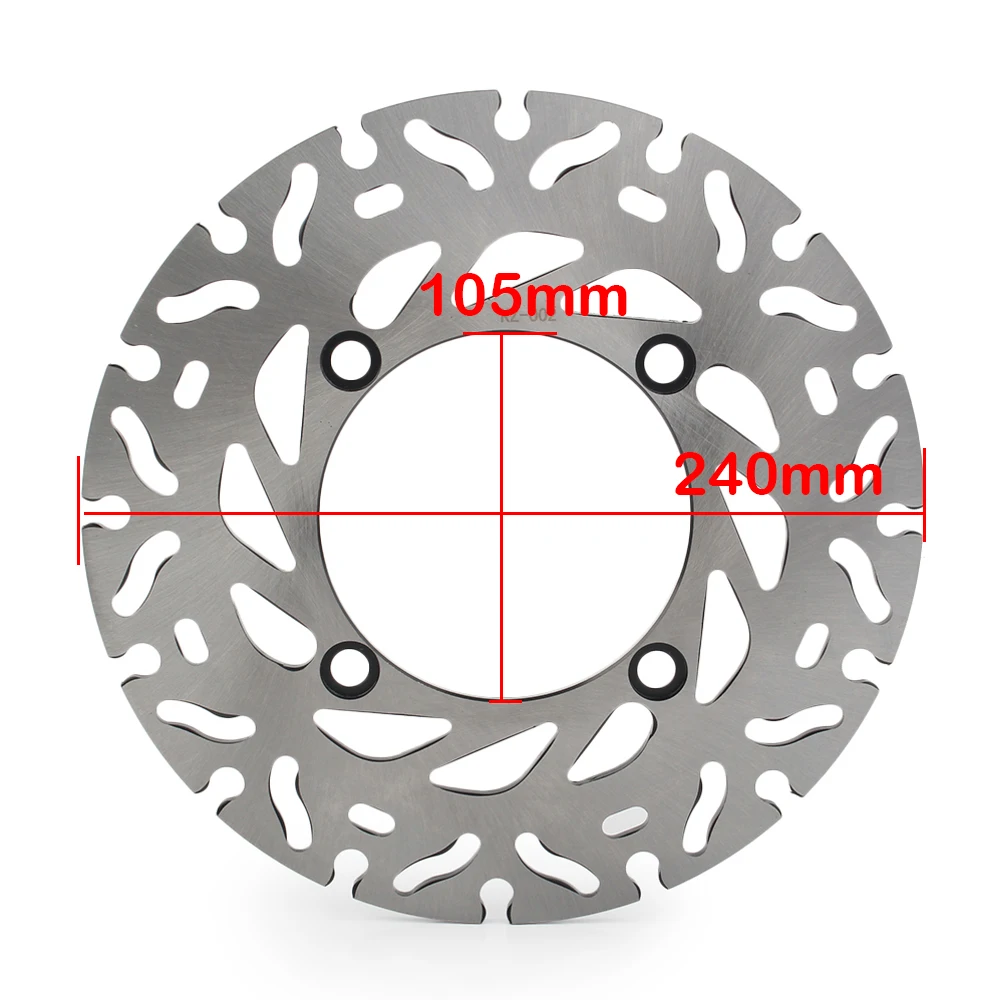 240mm Motorcycle Rear Disc Brake Rotor For Honda CB400 VTEC MF08 MF10 FORZA 250 NSS250 FES250 MF08 MF10