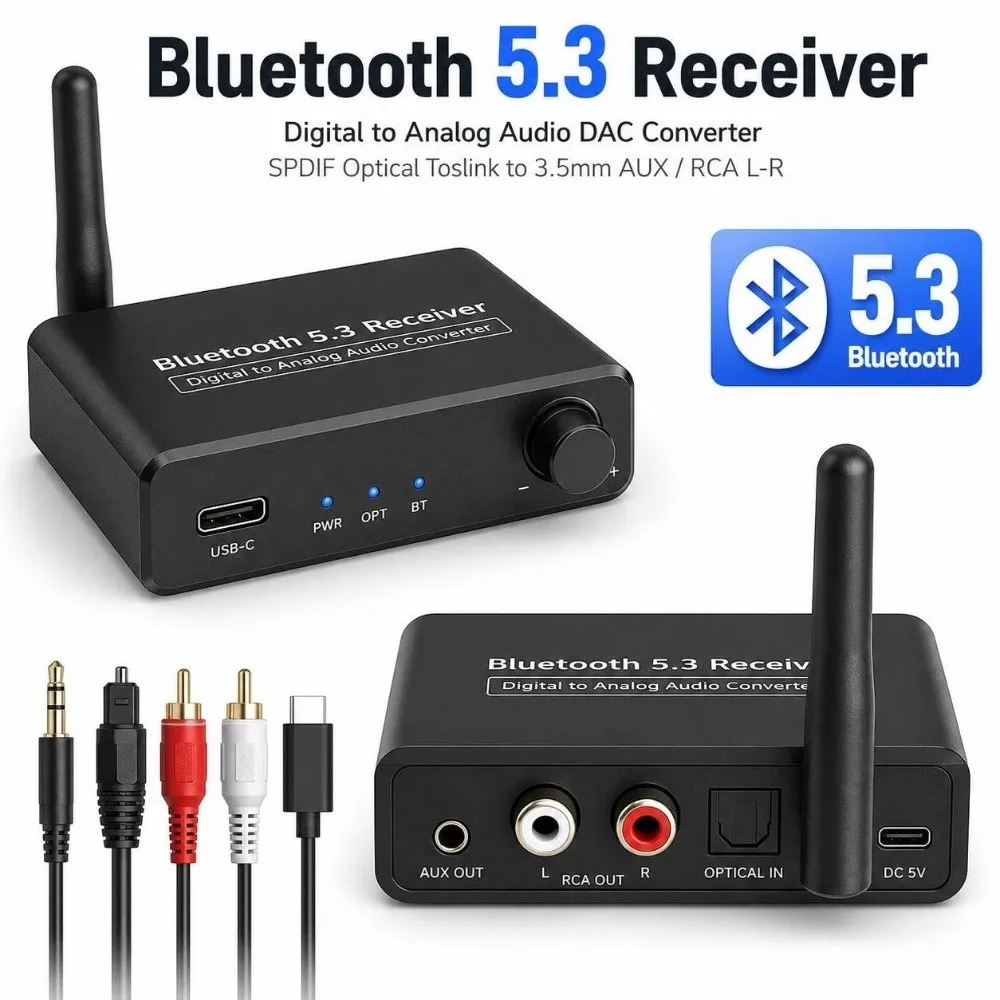 adaptador-de-Audio-bluetooth-53-toslink-com-suporte-para-saida-aux-de-35mm-adaptador-dac-de-Audio-com-saida-rca-l-r-e-entrada-spdif