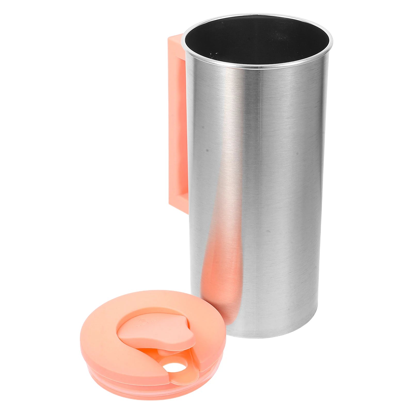 

Stainless Steel Water Pitcher Set Large Opening Beverage Jug Cold Hot Drinks Leakproof Lid Handle Portable Picnic Pool