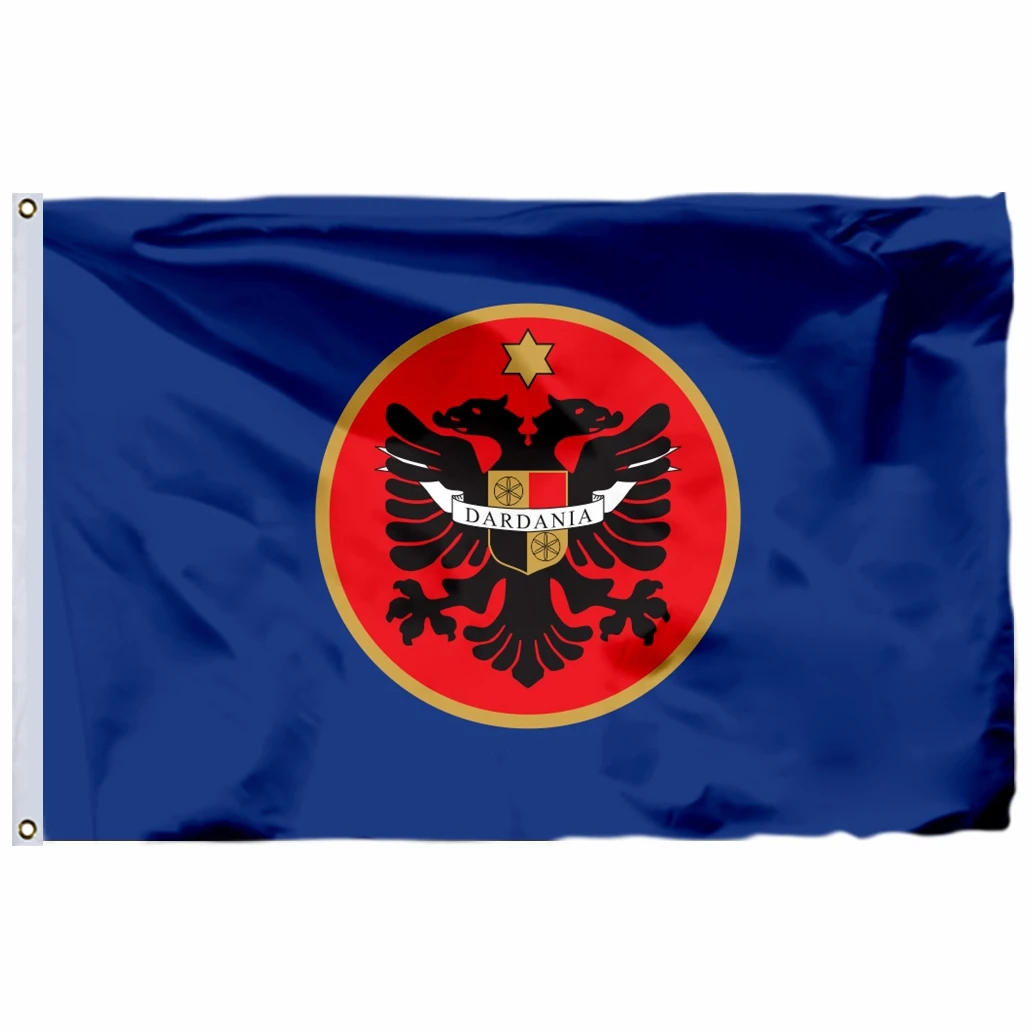 

Kosovo Dardania Flag 90x150cm 3X5FT 100D Polyester Double Stitched High Quality Banner Free Shipping