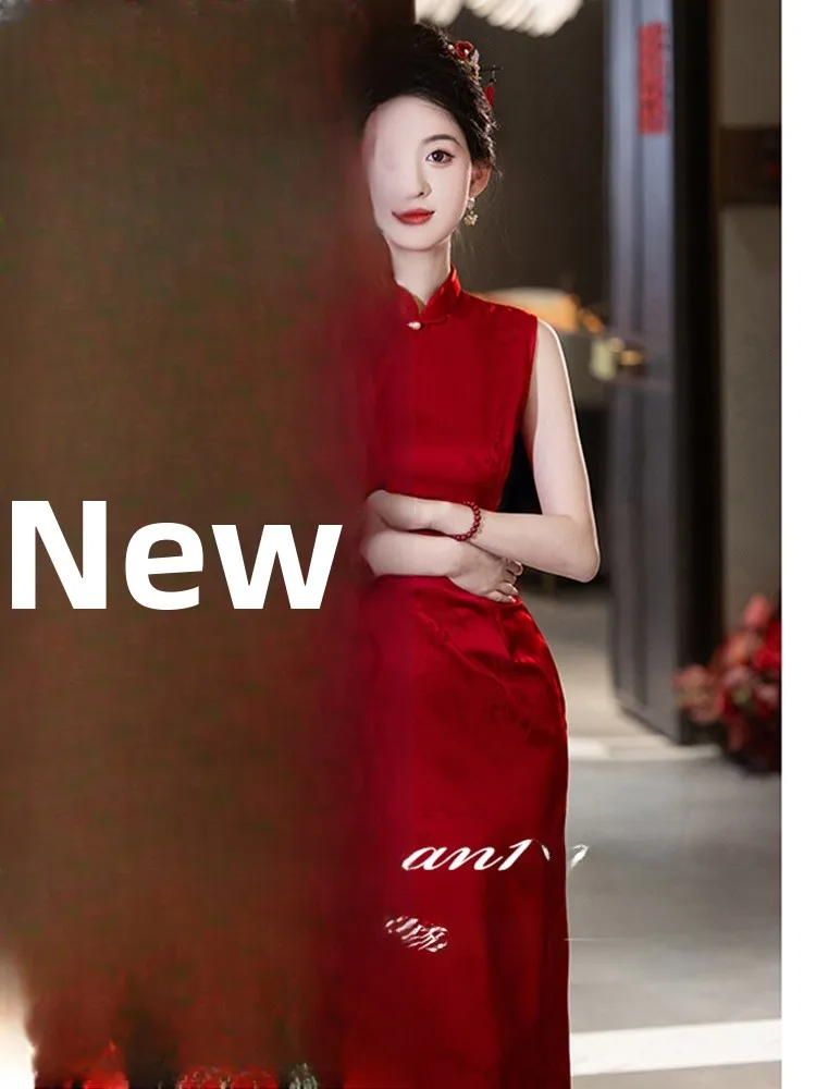 

Красное платье Red Ele с высококачественной цветочной вышивкой, длиной миди, с разрезом, для свадьбы, подходит для возраста 8-25 лет