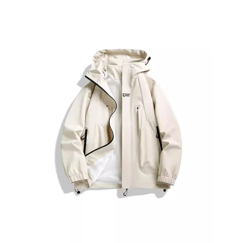 2025New couple's jacket, unisex, spring and autumn thin coat, waterproof windbreaker outdoor use