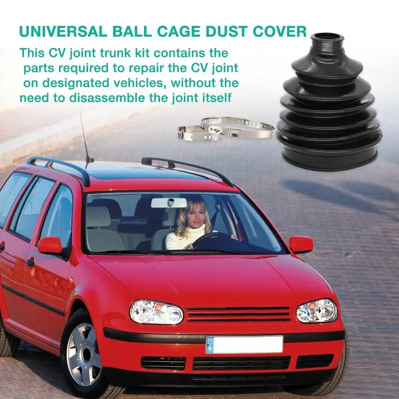 CV Boot Dust Cover Anti-Aging Wear CV Boot Joint Dust Kit For Vehicle Cars For Driveshaft Stretchy Outer Gaiters