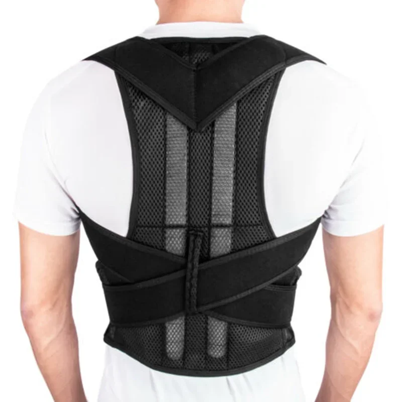 Male Female Adjustable Magnetic Posture Corrector Corset Back Brace Belt Lumbar Support Straight Corrector Body Shaper S-3XL