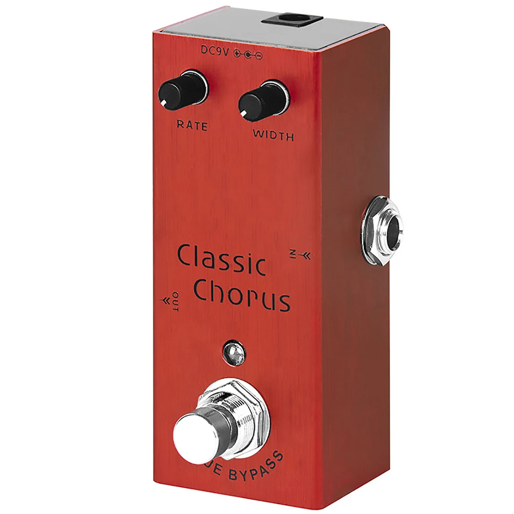 

1 Pcs Elegant Classic Chorus Electric Guitar Effect Pedal True Bypass Compact Stylish Guitar Sound Effects Device