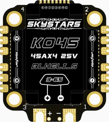 Skystars KO45 KO55 45A 55A 2-6S Brushless ESC 4in1 DShot600 BLHeli-S 30.5mm for RC FPV Racing Freestyle 5inch 4S 6S Drones