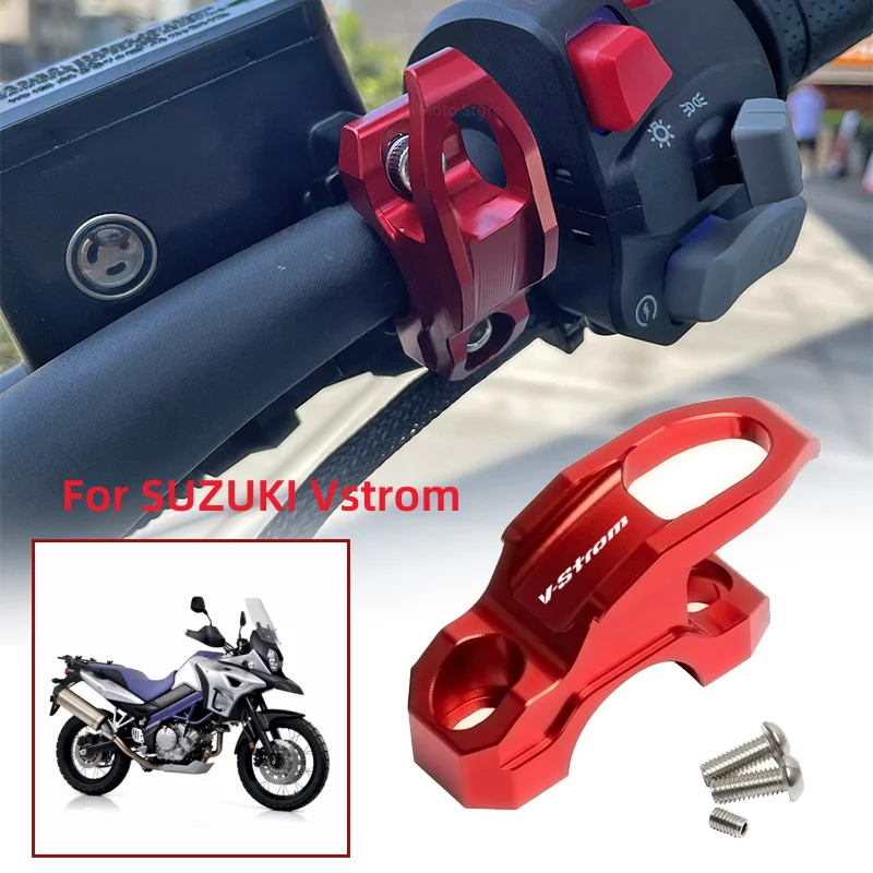 For SUZUKI Vstrom DL 250 650 1000 V-Strom 650XT Motorcycle Brake Master Cylinder Bracket Bag Luggage Clamp Holder Helmet Hook