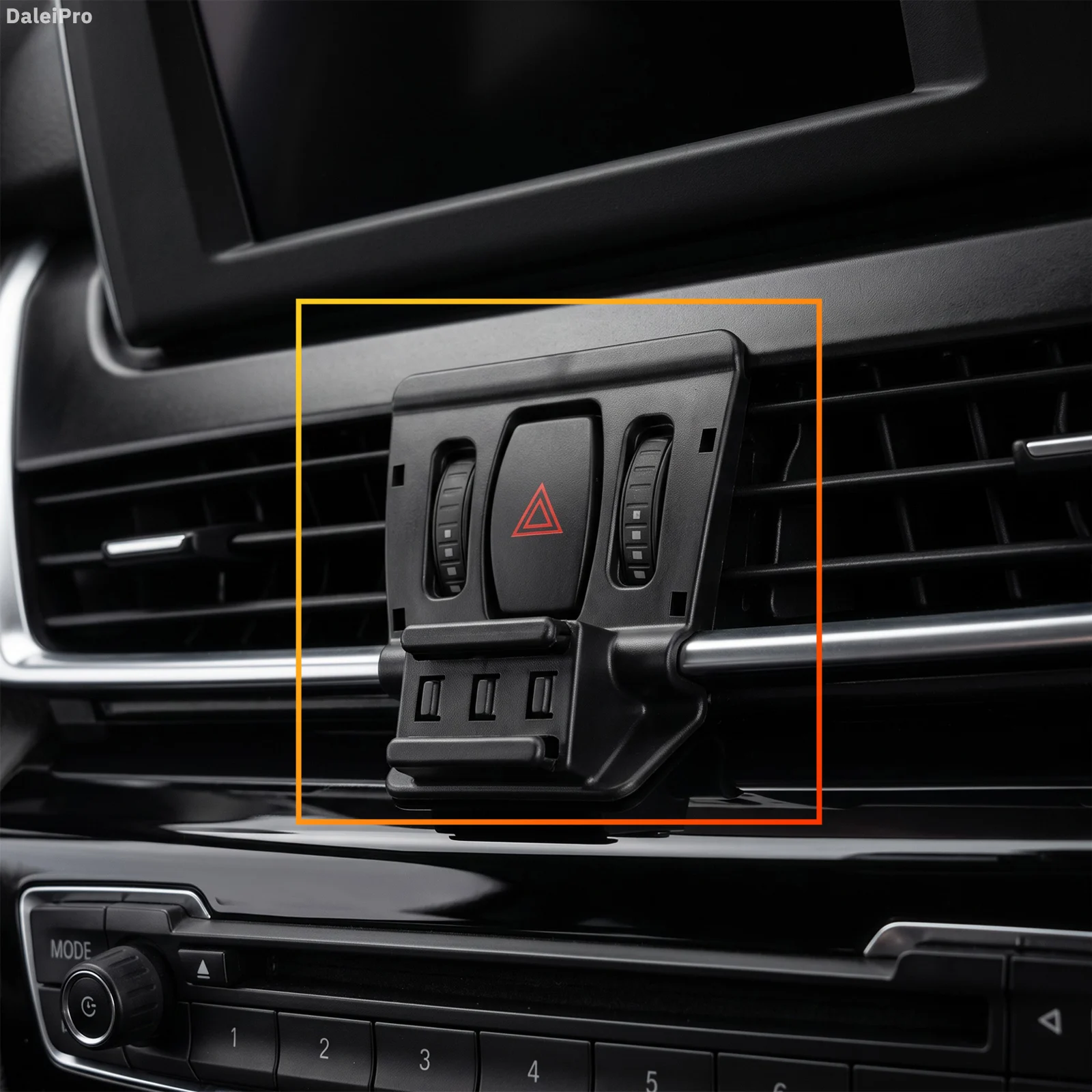 For BMW 2-Series Active Tourer 2015 2016 2017 2018 2019 Phone Holder, 2-in-1 Holder & Base Kit, Clip-On Design Phone Mount Base