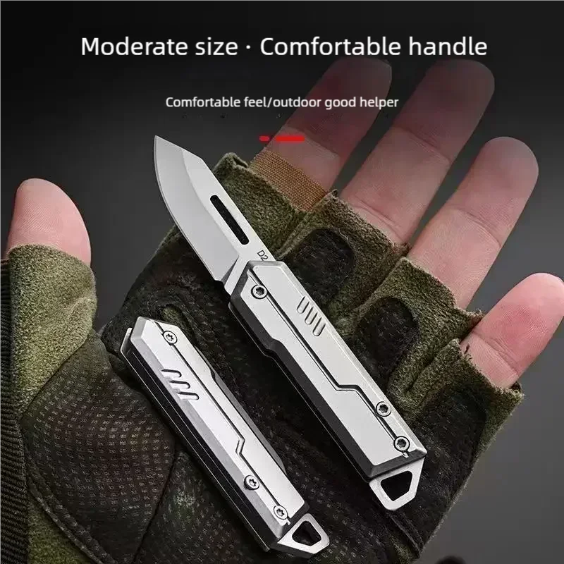 

High Hardness Mini Portable Folding Knife Suitable for Outdoor Travel Camping Tools Keychain Pendant