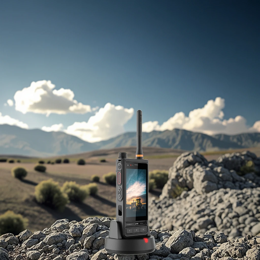 

AORO M6 Radio Handheld 4G LTE Long Range Dmr Radio Digital UHF VHF DMR Two Way Radio Walkie Talkie With Zello Rugged Phone