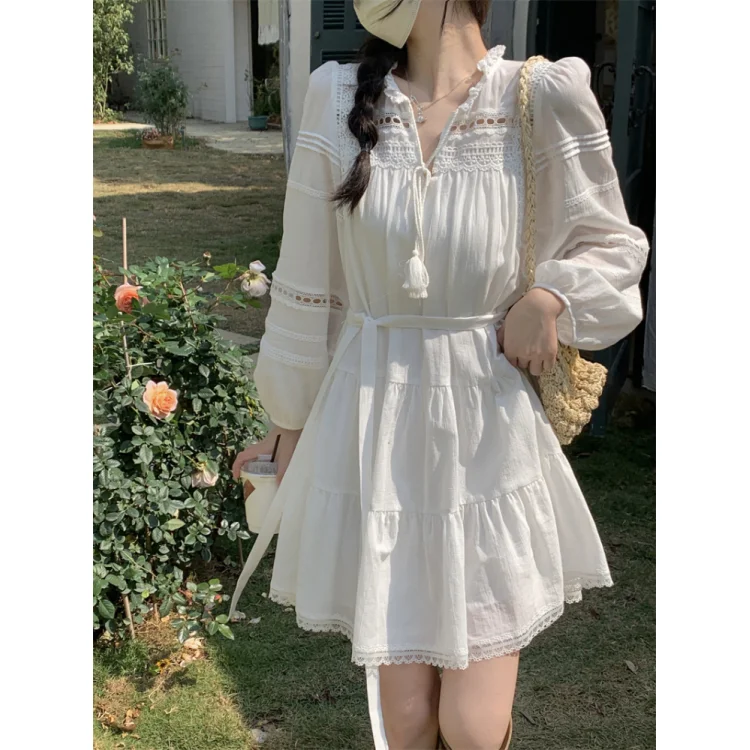 Ele White Lace Holl… - image