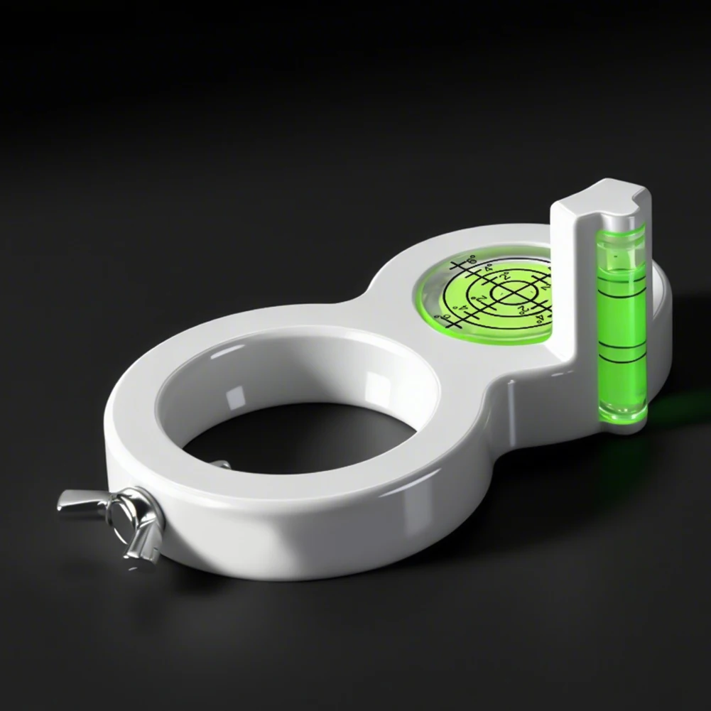 Circular Drill Level Attachment for Spirit Level Use with Electric Drills to Precise Alignment in Multiple Applications