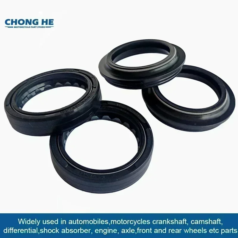 

41x54x11 mm Front Shock Fork Damper Shaft Oil Dust Seal Retainers for Harley DAVIDSON FLHR 1340 FLHRI ELECTRA GLIDE ROAD KING FI