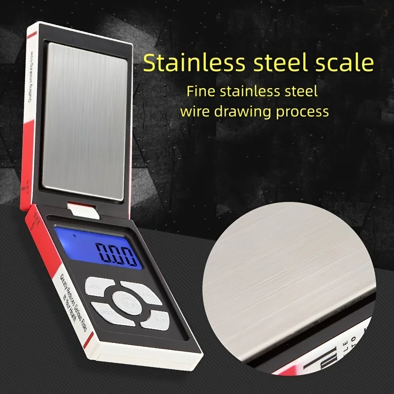 Portable Jewelry Scale 0.01g Electronic Scale Creative Pocket Weighing Palm Scale Mini Gold Electronic Scale For DIY Jewelry