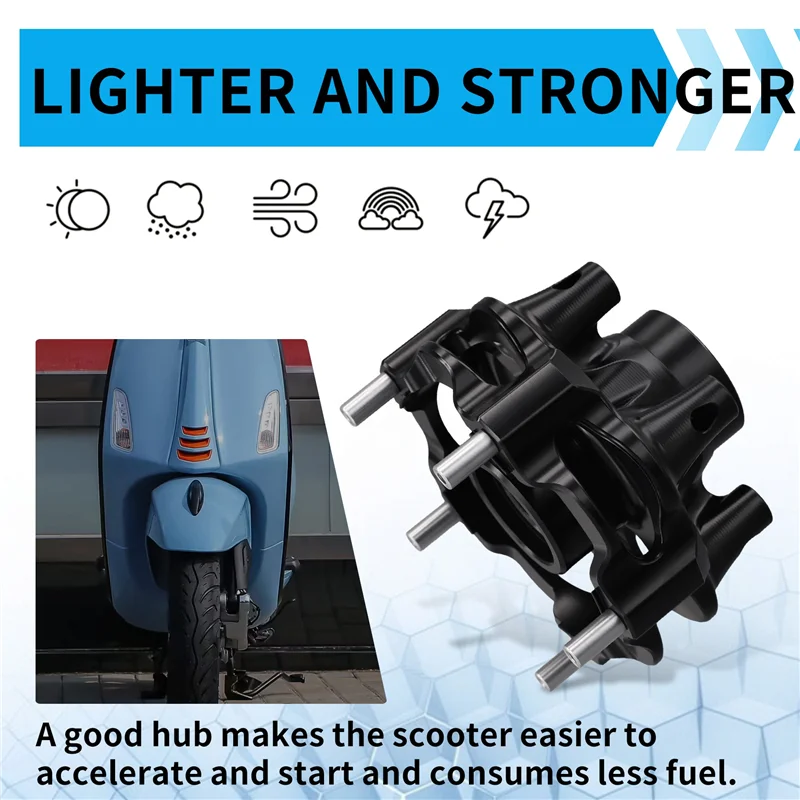 

Motorcycle Accessories For Vespa Sprint150 Sprint Primavera 150 Front Disc Brake Wheel Hub Front Hubs