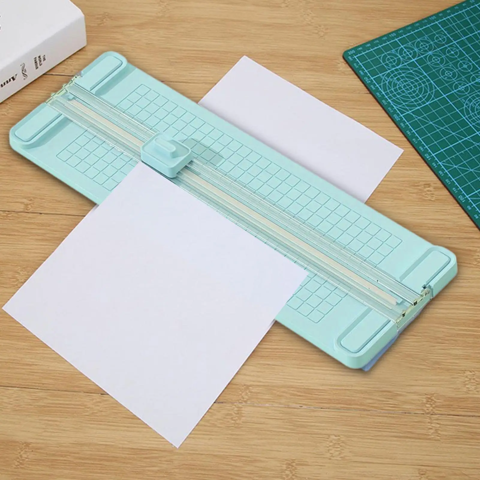 Photo Cutter Slider Precision Bidirectional Paper Trimmer Ergonomic Portable Slicer Photo Cutting Tool For Offices Classrooms