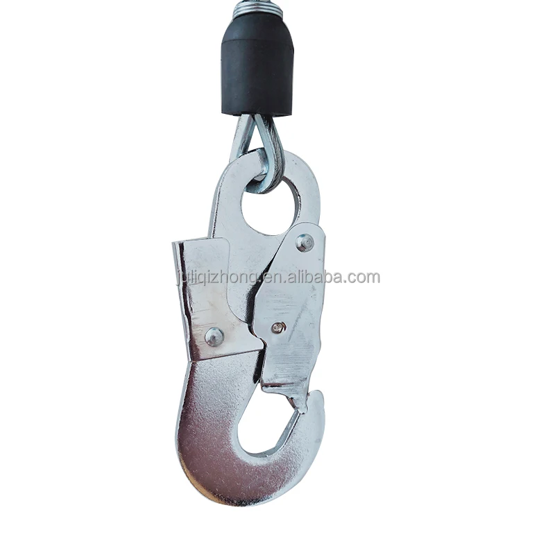 5m 7m 10m 15m 30m 60m Falling Protector Speed Differential Safety Wire Rope Retractable Fall Arrester