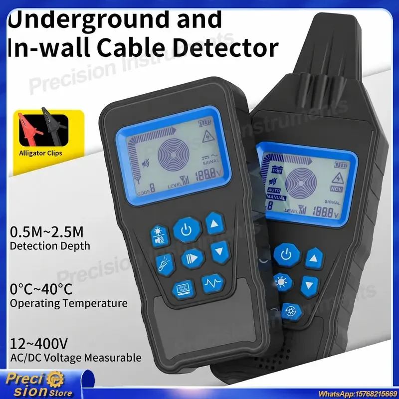 For Underground Cable Tester for Anti-Interference Cable Tracker for High Low Voltage Cable Locator for Underground