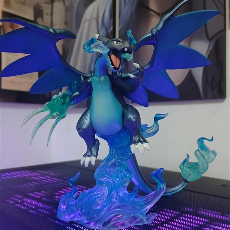 포켓몬 애니메이션 피규어, 리자몽 X액션 피규어, PVC 모델, 조각상 소장 장난감 장식 인형, 어린이 선물