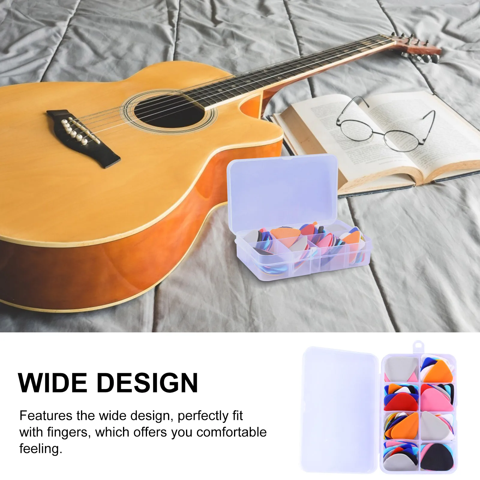 

Pick Guitar Picks for Electric Acoustic Guitars Thin Ukulele Plastic Attack Man