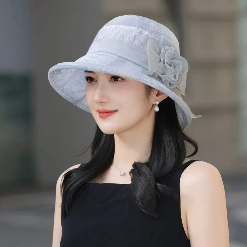 

Summer Women's Hat - Fashionable Lace Bucket Hat for Outdoor, UV & Stylish Outfit