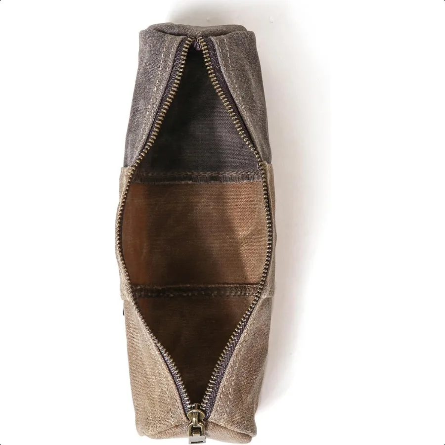 مشمع قماش قلم رصاص الحقيبة خمر انغلق منظم قرطاسية للأقلام أقلام الرصاص والاكسسوارات اليدوية متعددة الأغراض فائدة Cas