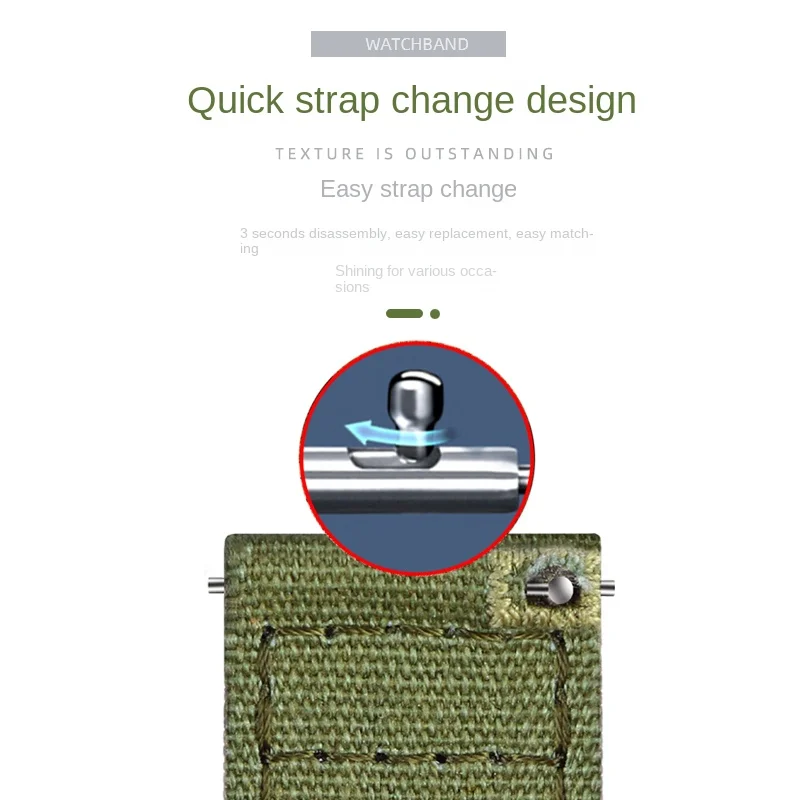 Ремешок быстросъемный для наручных часов H70605731 H70605993 Seiko, Холщовый нейлоновый браслет для наручных часов, цепочка 20 мм 22 мм