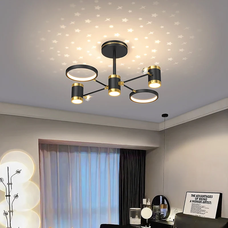 Soggiorno moderno decorazione salone arredamento camera da letto luci a led per camera lampadario interno illuminazione lampadari lampadario a soffitto