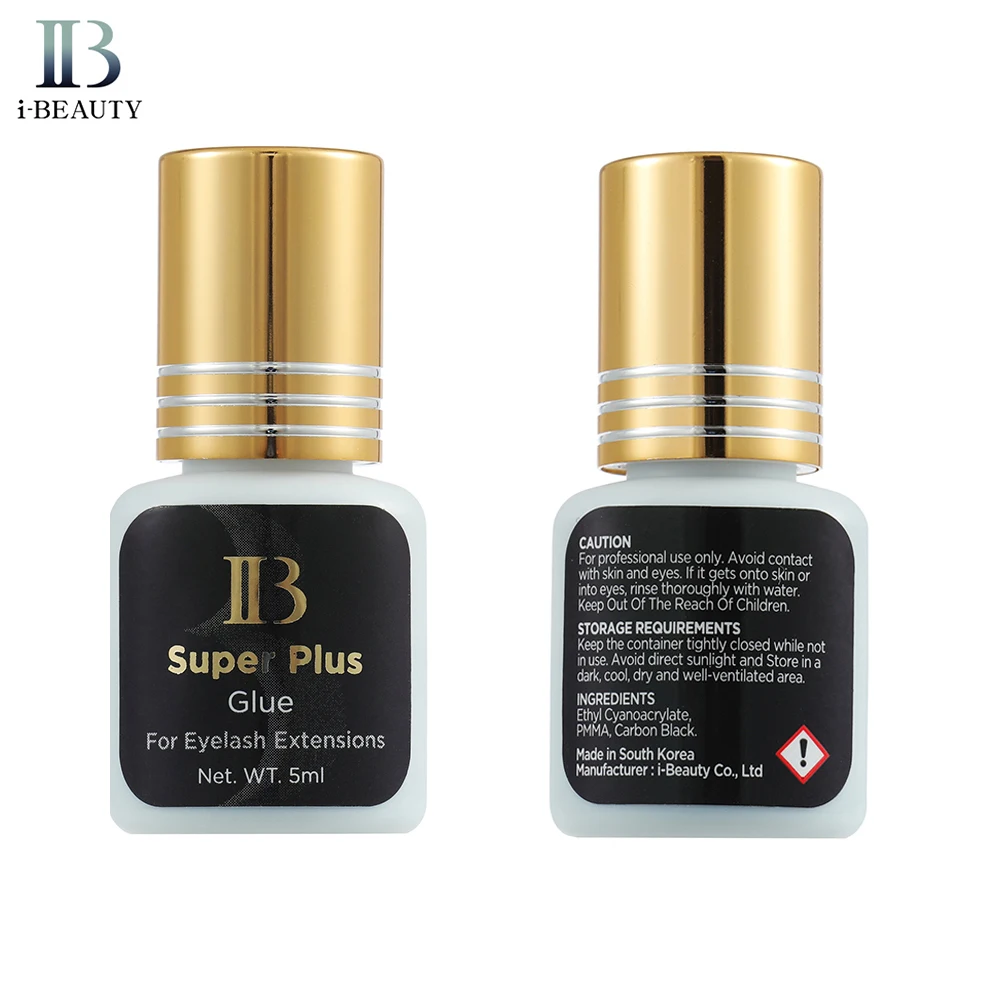 Original IB Lash Glue SUPER PLUS/HYPER BOND/MASTER I-Beauty Eyelash Extension Adhesive Long Lasting Fast Dry Korean Glue