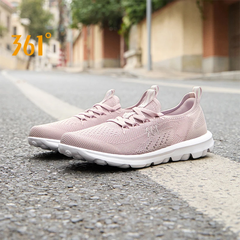 361 Degrees Women Running Shoes Lightweight and Breathable Mesh Breathable Classic Comfort Increase Female Sneakers 682422245