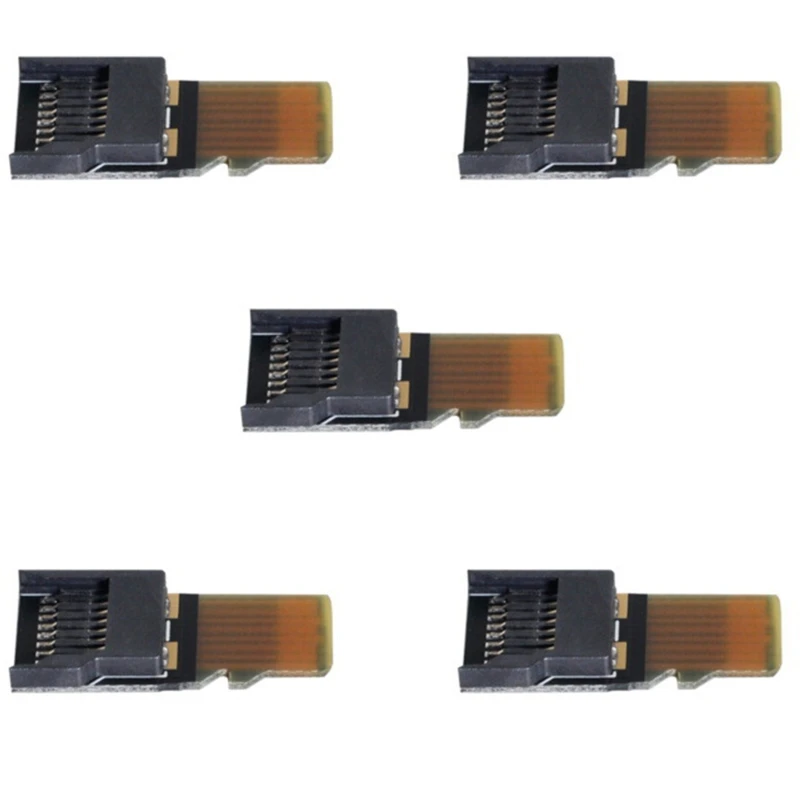 5 sztuk/partia Micro TF SD zestaw kart pamięci męski na żeński rozszerzenie Adapter Extender narzędzia testowe czytnik PCBA dla samochodów GPS telefon