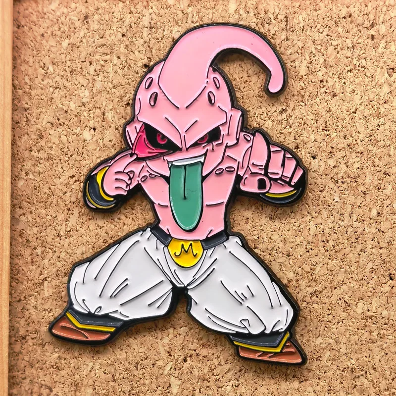 Majin Buu Pins Pendant Anime Dragon Ball Z Badge Japanese Manga Brooches for Bag Backpack Clothing Lapel ACG Cosplay Gift Decor view 4