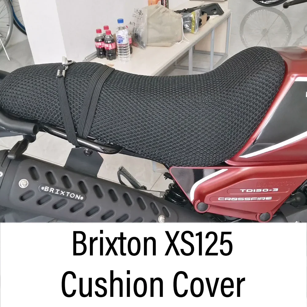 New Accessories Protection Cushion Seat Cover For Brixton XS125 125XS XS 125 Nylon Fabric Saddle Seat Cover