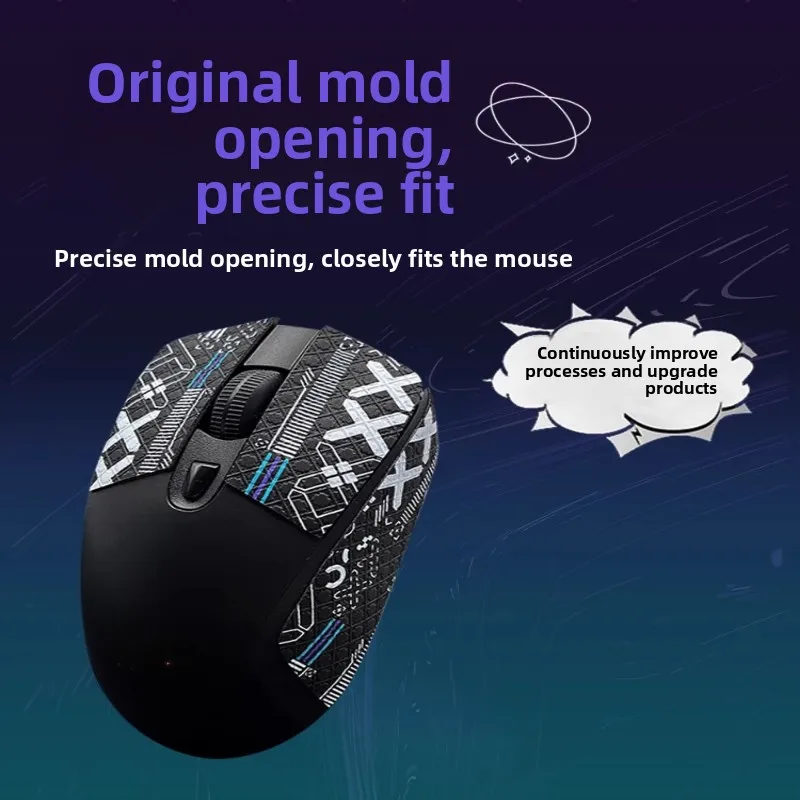 For Logitech G403/G603/G703 Pro‑Level Grip Tape – Sweat‑Resistant, Non‑Slip Mouse Skin + Free Cleaning Cotton